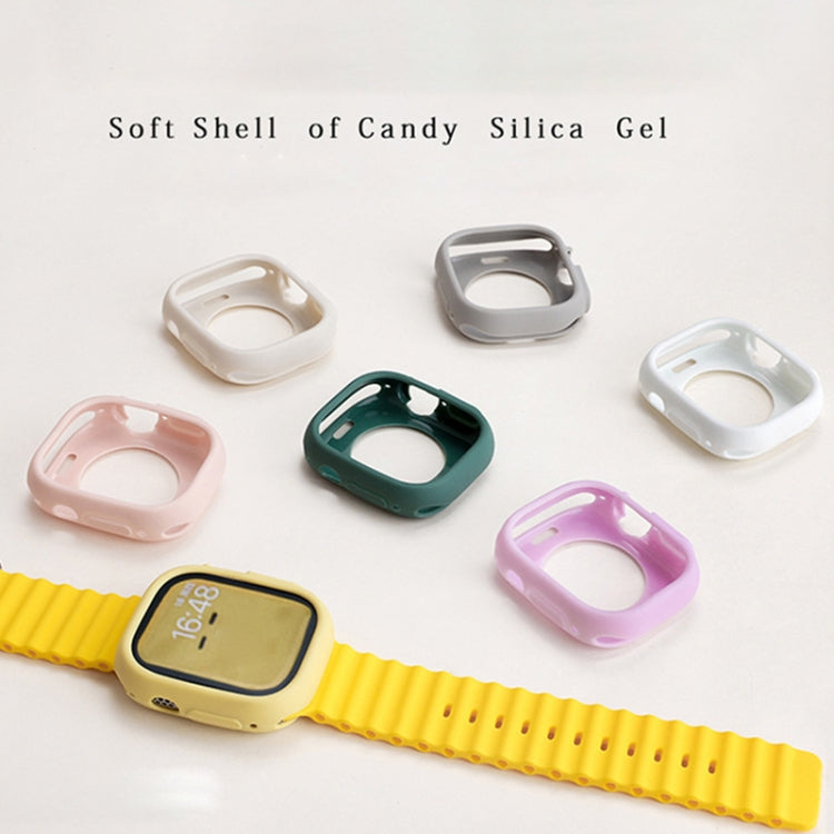 Candy Silicone Half Coverage Watch Case, For Apple Watch Series 11 / 10 46mm