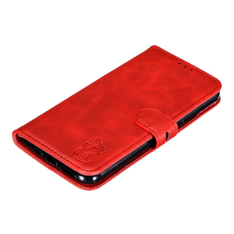 Embossed Happy Cat Pattern Horizontal Flip Leather Case with Holder & Card Slots & Wallet & Photo Frame, For iPhone 12 mini, For iPhone 12 / 12 Pro, For iPhone 12 Pro Max