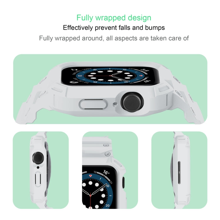 Armor TPU Case Integrated Watch Band, For Apple Watch Series 10 46mm, For Apple Watch Series 10 42mm