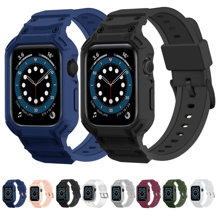 Armor TPU Case Integrated Watch Band, For Apple Watch Series 10 46mm, For Apple Watch Series 10 42mm