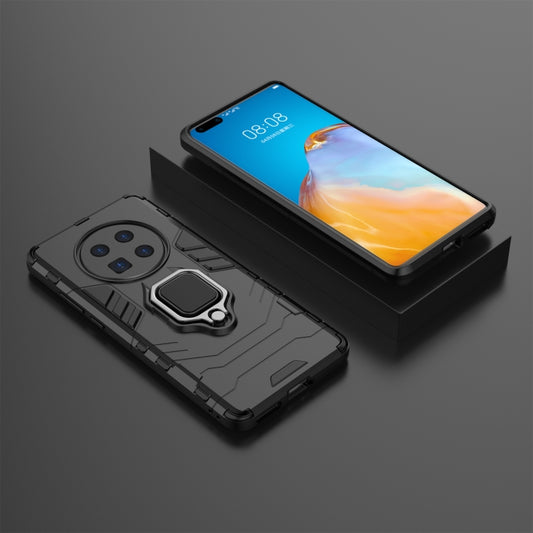 Transparent protective case for Samsung Galaxy A01 Core with metal ring support