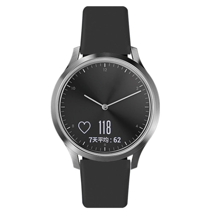 Solid Color Reverse Buckle Silicone Strap, Size: Small Code, For Garmin Vivoactive 3 / Vivomove HR