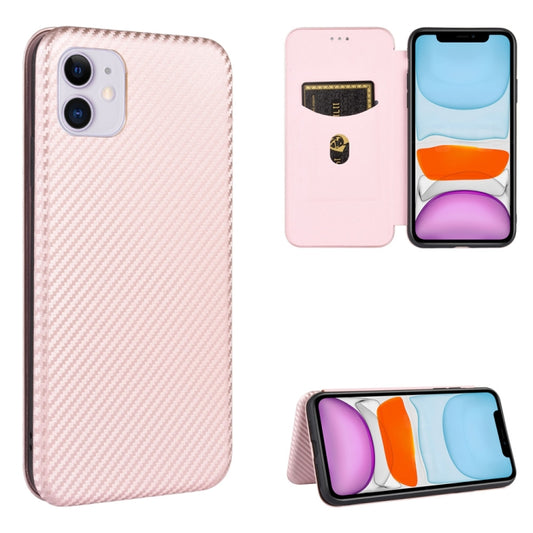 Premium carbon fiber texture magnetic flip case for iPhone 12 Pro with card slot