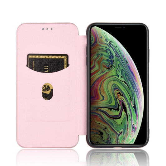Horizontal magnetic closure iPhone X XS flip case with multiple card slots