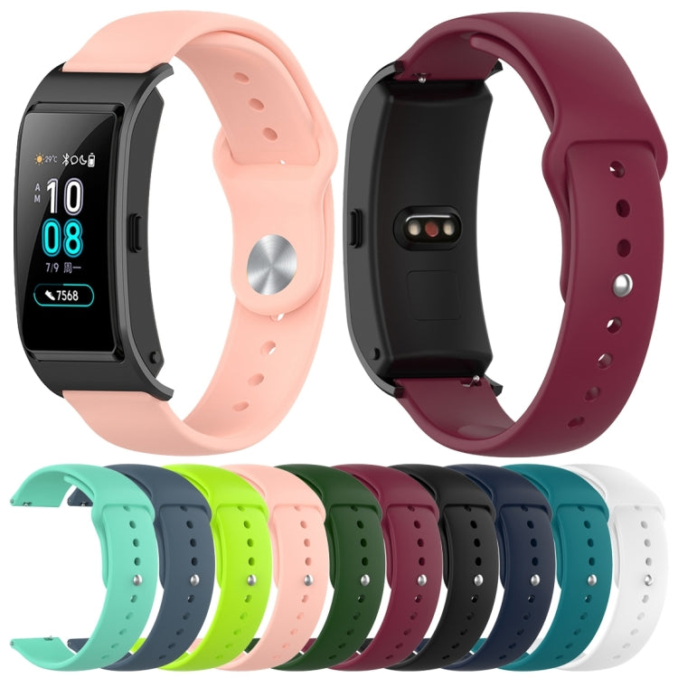 18mm SLR Buckle Fashion Silicone Strap, Size: Large Size, For Garmin Vivomove 3s / 4s