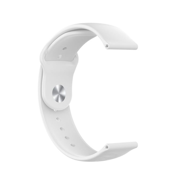 18mm SLR Buckle Fashion Silicone Strap, Size: Small Code, For Garmin Vivomove 3s / 4s