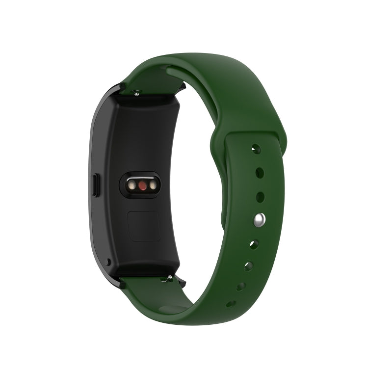 18mm SLR Buckle Fashion Silicone Strap, Size: Small Code, For Garmin Vivomove 3s / 4s