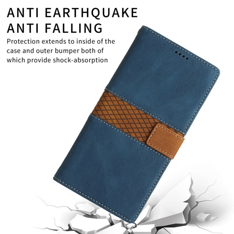 Grid Stitching Leather Phone Case with Lanyard, For iPhone XS Max, For iPhone 8 Plus / 7 Plus