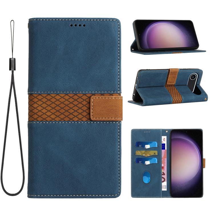 Grid Stitching Leather Phone Case with Lanyard, For iPhone 17 Pro Max, For iPhone 17 Pro, For iPhone 17, For iPhone 17 Air, iPhone 16e, For iPhone 16 Pro Max