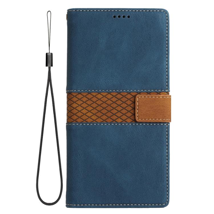 Grid Stitching Leather Phone Case with Lanyard, For iPhone 17 Pro Max, For iPhone 17 Pro, For iPhone 17, For iPhone 17 Air, iPhone 16e, For iPhone 16 Pro Max