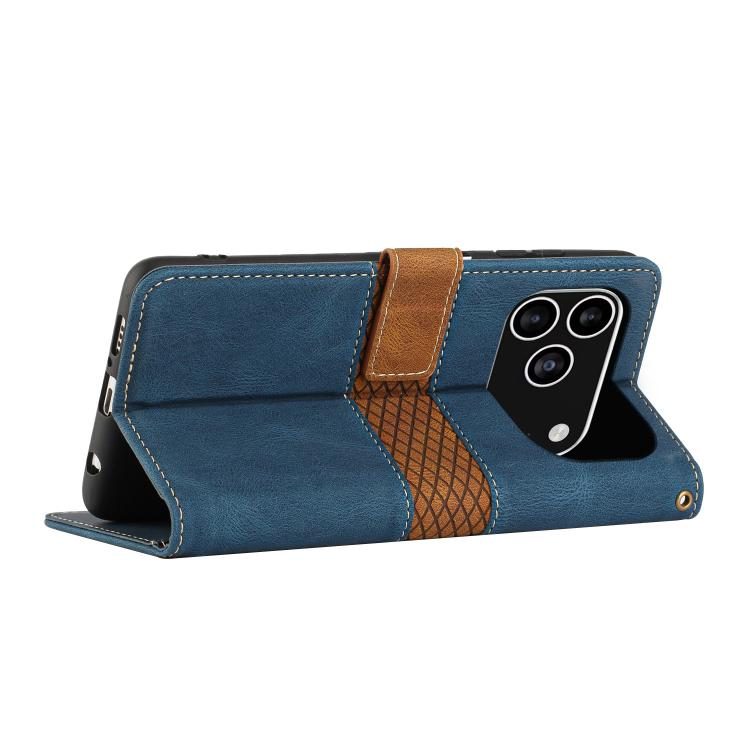 Grid Stitching Leather Phone Case with Lanyard, For iPhone 17 Pro Max, For iPhone 17 Pro, For iPhone 17, For iPhone 17 Air, iPhone 16e, For iPhone 16 Pro Max