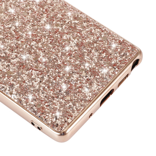 Shockproof TPU case for Galaxy Note20 Ultra with full-body glitter coverage