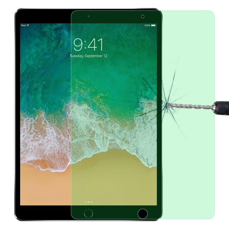 Film de protection oculaire en verre trempé antidéflagrant 9H 2,5D, lumière verte, pour iPad 9.7 (2018), iPad 10.2, iPad Mini 3 et 2, iPad Mini 2019 et 4, iPad Pro 10,5 pouces, iPad Pro 11 (2020), iPad Pro 12.9 (2020)