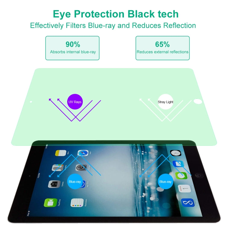 25 PCS 9H 2.5D Eye Protection Green Light Explosion-proof Tempered Glass Film, For iPad 9.7 (2018), For iPad 10.2, For iPad Mini 3 & 2, For iPad Mini 2019 & 4, For iPad Pro 10.5 inch, For iPad Pro 11 inch (2020), For iPad Pro 12.9 inch (2020)