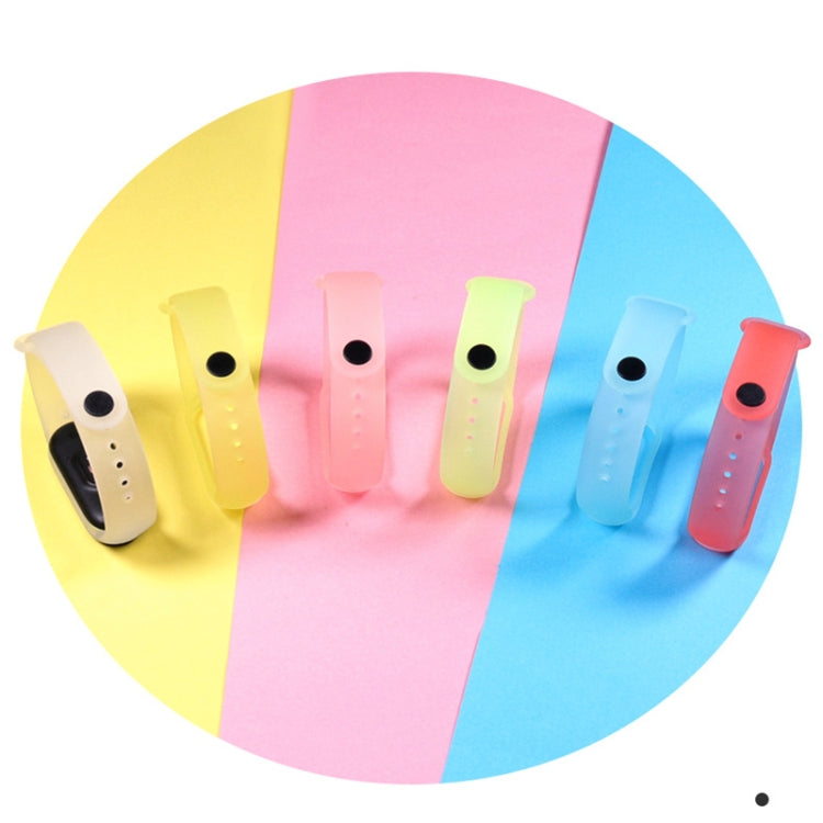TPU Translucent Silicone Strap, For Xiaomi Mi Band 5