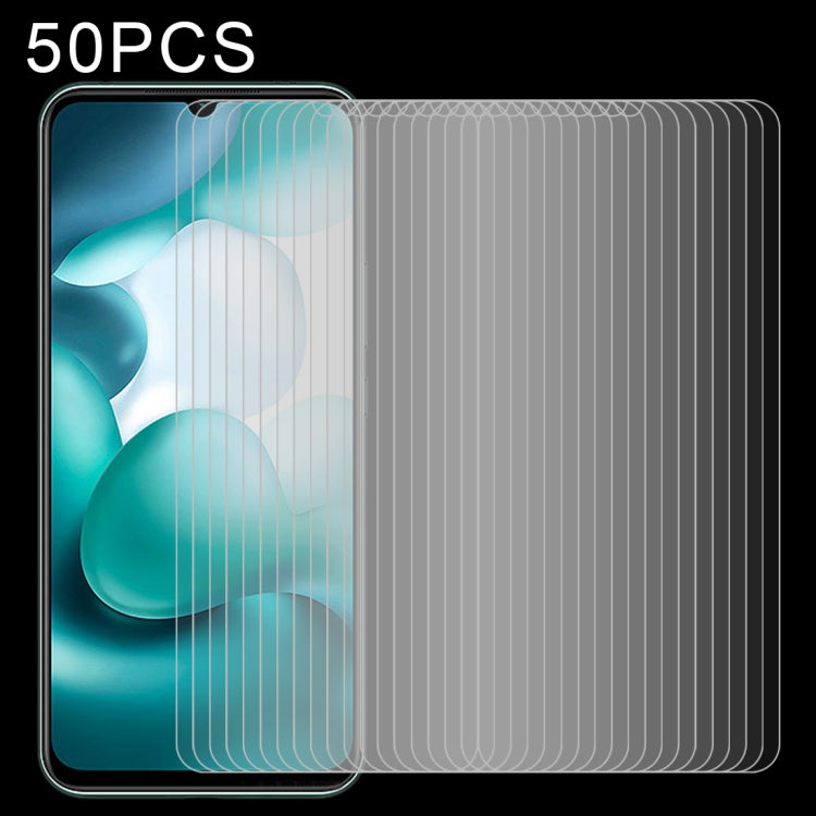 50 PCS 0.26mm 9H 2.5D Tempered Glass Film