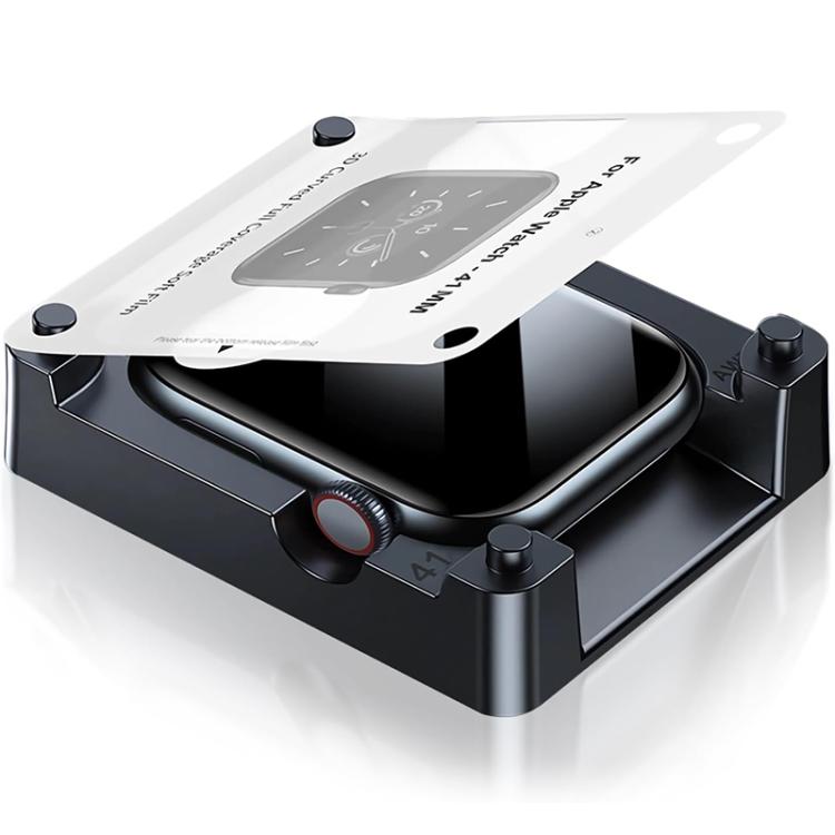 Soft Hydrogel Film Watch Screen Protector with Locator, For Apple Watch Series 10 46mm, For Apple Watch Series 10 42mm, For Apple Watch Series 6 / 5 / 4 / SE 44mm, For Apple Watch Series 6 / 5 / 4 / SE 40mm, For Apple Watch Ultra 2 49mm / Ultra 49mm���...