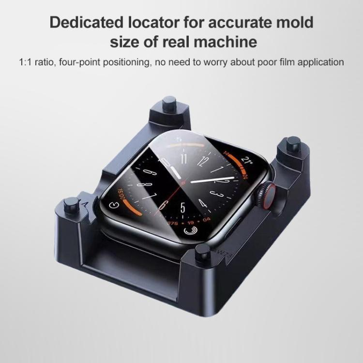 Soft Hydrogel Film Watch Screen Protector with Locator, For Apple Watch Series 10 46mm, For Apple Watch Series 10 42mm, For Apple Watch Series 6 / 5 / 4 / SE 44mm, For Apple Watch Series 6 / 5 / 4 / SE 40mm, For Apple Watch Ultra 2 49mm / Ultra 49mm