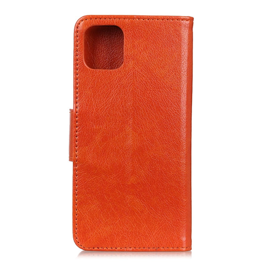 Horizontal flip leather case featuring built-in card holder and wallet compartment