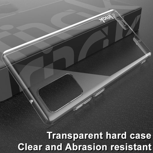 IMAK Wing II Samsung Galaxy Note20 Ultra back panel crystal clarity demonstration