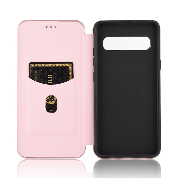 Carbon Fiber Texture Magnetic Horizontal Flip TPU + PC + PU Leather Case with Rope & Card Slot, For Samsung Galaxy S10 5G, For Samsung Galaxy S10 Plus, For Samsung Galaxy S10, For Samsung Galaxy S20