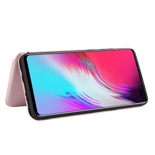 Samsung S10 Plus PU leather case with rope strap angle shot