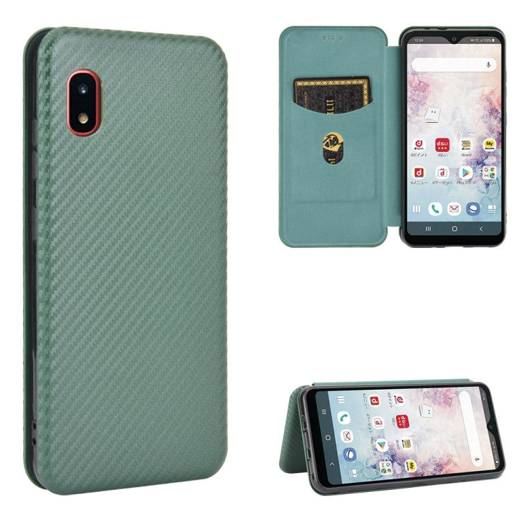 Carbon Fiber Texture Magnetic Horizontal Flip TPU + PC + PU Leather Case with Rope & Card Slot, For Samsung Galaxy S20 Plus, For Samsung Galaxy XCover Pro, For Samsung Galaxy A11(EU Version), For Samsung Galaxy A20 (SC-02M) SCV46