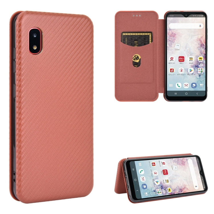 Carbon Fiber Texture Magnetic Horizontal Flip TPU + PC + PU Leather Case with Rope & Card Slot, For Samsung Galaxy S20 Plus, For Samsung Galaxy XCover Pro, For Samsung Galaxy A11(EU Version), For Samsung Galaxy A20 (SC-02M) SCV46