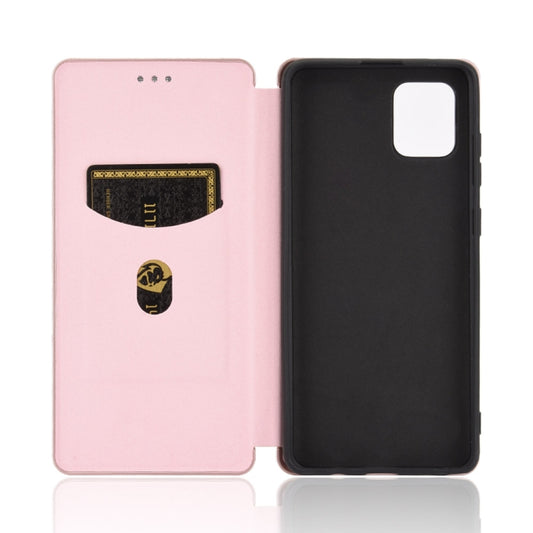 Magnetic closure Galaxy A81 case with rope lanyard and card storage slots