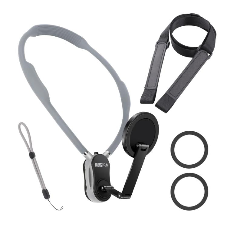 RUIGPRO Magnetic Neck Mount Anti-shake Phone Bracket, Phone Bracket