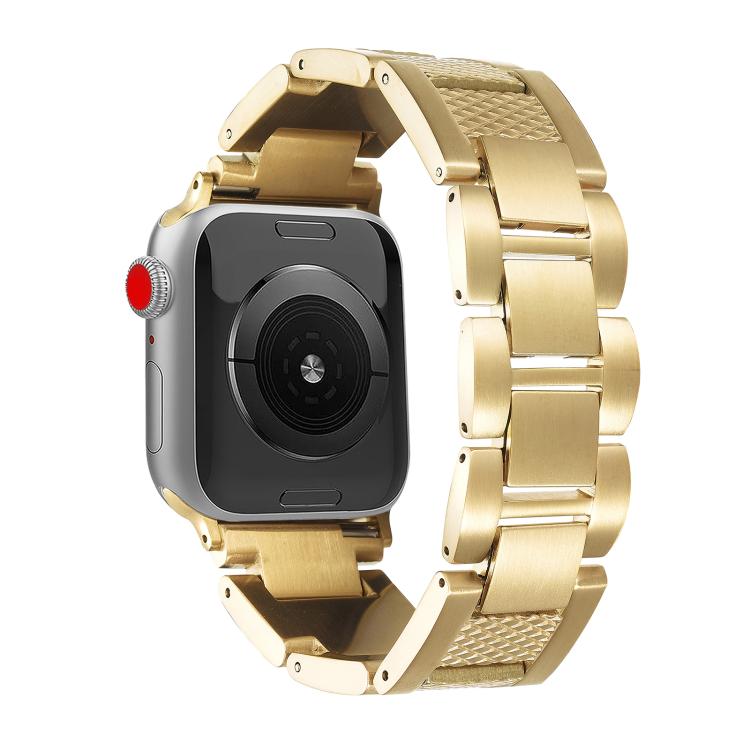 Wave Thread 3-bead Stainless Steel Watch Band, For Apple Watch 46mm / 49mm / 45mm / 44mm, For Apple Watch 42mm / 41mm / 40mm / 38mm