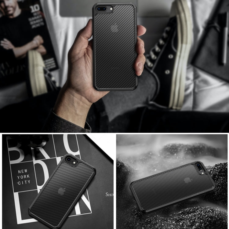 iPAKY Pioneer Series Carbon Fiber Texture Shockproof TPU + PC Case, For iPhone 8 Plus / 7 Plus, For iPhone 11 Pro, For iPhone 11 Pro Max, For iPhone 12 / 12 Pro, For iPhone 12 Pro Max