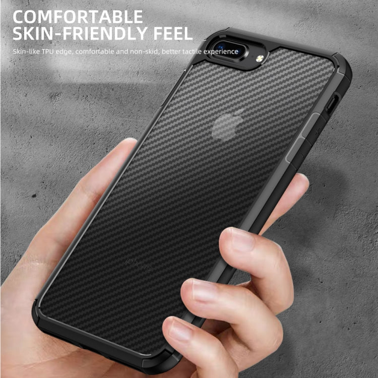 iPAKY Pioneer Series Carbon Fiber Texture Shockproof TPU + PC Case, For iPhone 8 Plus / 7 Plus, For iPhone 11 Pro, For iPhone 11 Pro Max, For iPhone 12 / 12 Pro, For iPhone 12 Pro Max