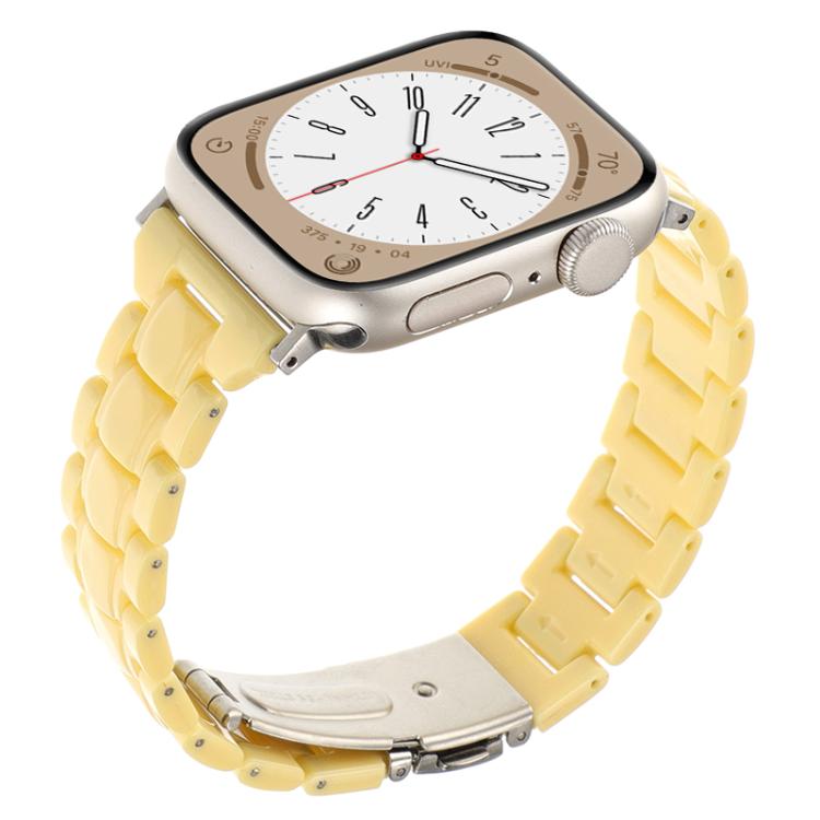 Small Waist Rhombus Three-bead Resin Watch Band, For Apple Watch 46mm / 49mm / 45mm / 44mm, For Apple Watch 42mm / 41mm / 40mm / 38mm