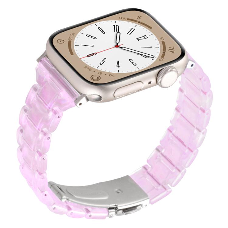 Small Waist Rhombus Three-bead Resin Watch Band, For Apple Watch 46mm / 49mm / 45mm / 44mm, For Apple Watch 42mm / 41mm / 40mm / 38mm