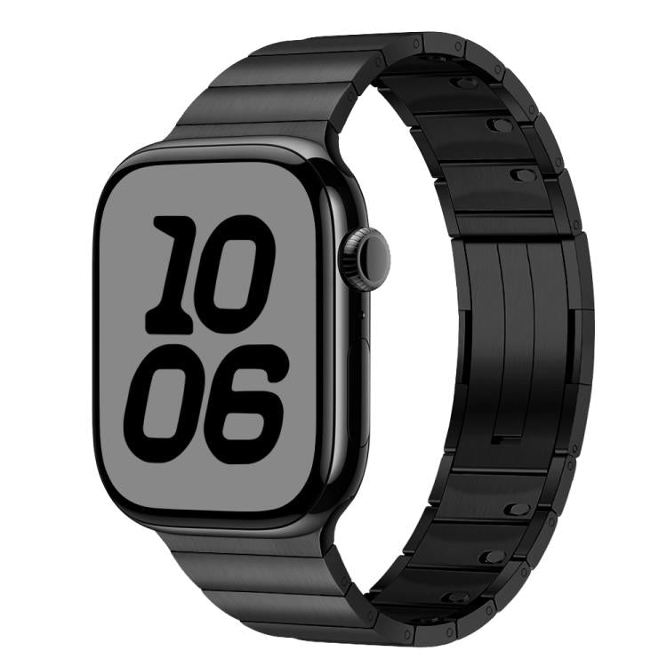 Single Bead Side-removable Stainless Steel Watch Band, For Apple Watch 46mm / 49mm / 45mm / 44mm, For Apple Watch 42mm / 41mm / 40mm / 38mm