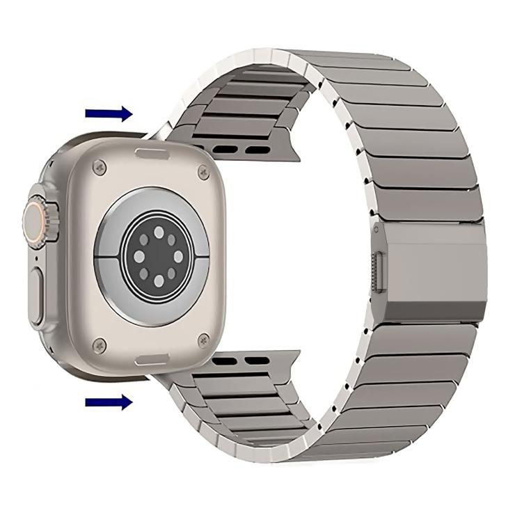 Bamboo Norman Buckle Pure Titanium Watch Band, For Apple Watch 46mm / 49mm / 45mm / 44mm