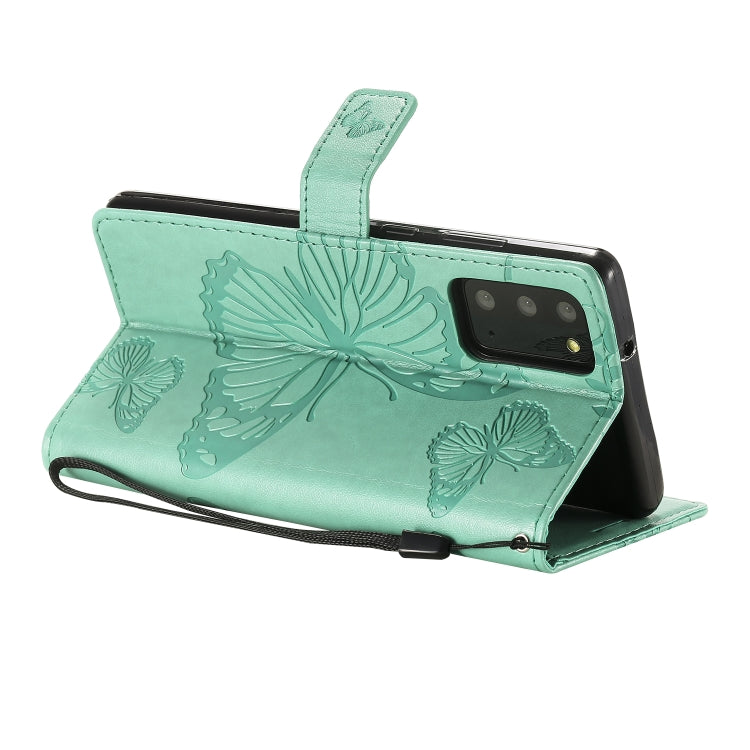 3D Butterflies Embossing Pattern Horizontal Flip Leather Case with Holder & Card Slot & Wallet, For Samsung Galaxy Note20, For Samsung Galaxy Note20 Ultra