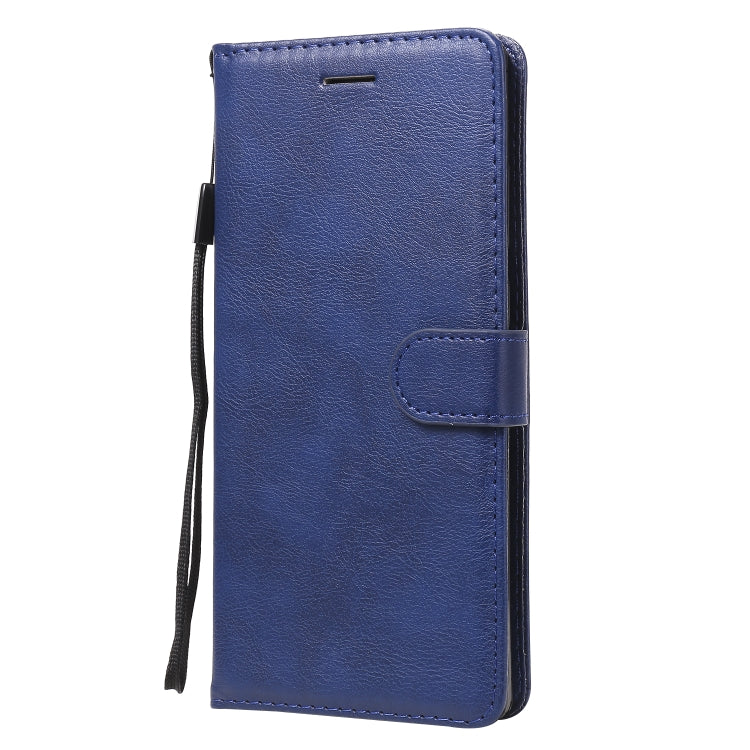 Solid Color Horizontal Flip PU Leather Case with Holder & Card Slots & Wallet & Lanyard, For Samsung Galaxy Note20, For Samsung Galaxy Note20 Ultra