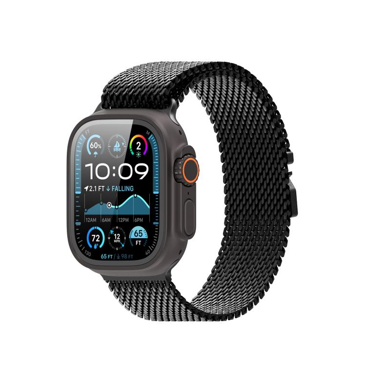 DUX DUCIS Milanese Air Series Stainless Steel Magnetic Watch Strap, For Apple Watch 46mm / 49mm / 45mm / 44mm, For Apple Watch 42mm / 41mm / 40mm / 38mm