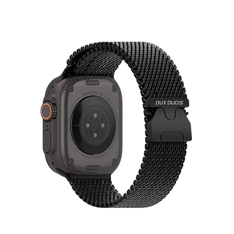 DUX DUCIS Milanese Air Series Stainless Steel Magnetic Watch Strap, For Apple Watch 46mm / 49mm / 45mm / 44mm, For Apple Watch 42mm / 41mm / 40mm / 38mm