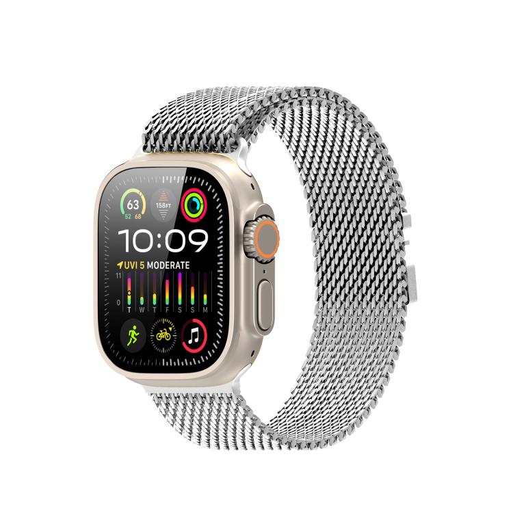 DUX DUCIS Milanese Air Series Stainless Steel Magnetic Watch Strap, For Apple Watch 46mm / 49mm / 45mm / 44mm, For Apple Watch 42mm / 41mm / 40mm / 38mm