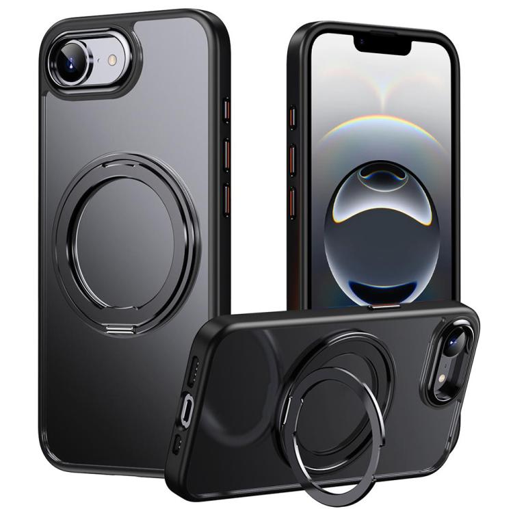 Frosted 360 Degree MagSafe Magnetic Holder Phone Case, For iPhone 17 Pro Max, For iPhone 17 Pro, For iPhone 17, For iPhone 17 Air, For iPhone 16e