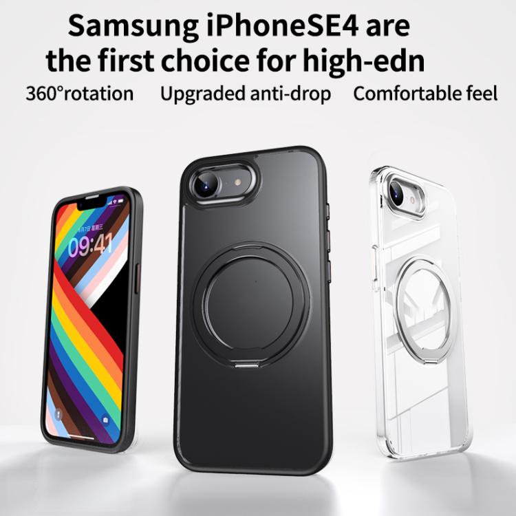 Frosted 360 Degree MagSafe Magnetic Holder Phone Case, For iPhone 17 Pro Max, For iPhone 17 Pro, For iPhone 17, For iPhone 17 Air, For iPhone 16e