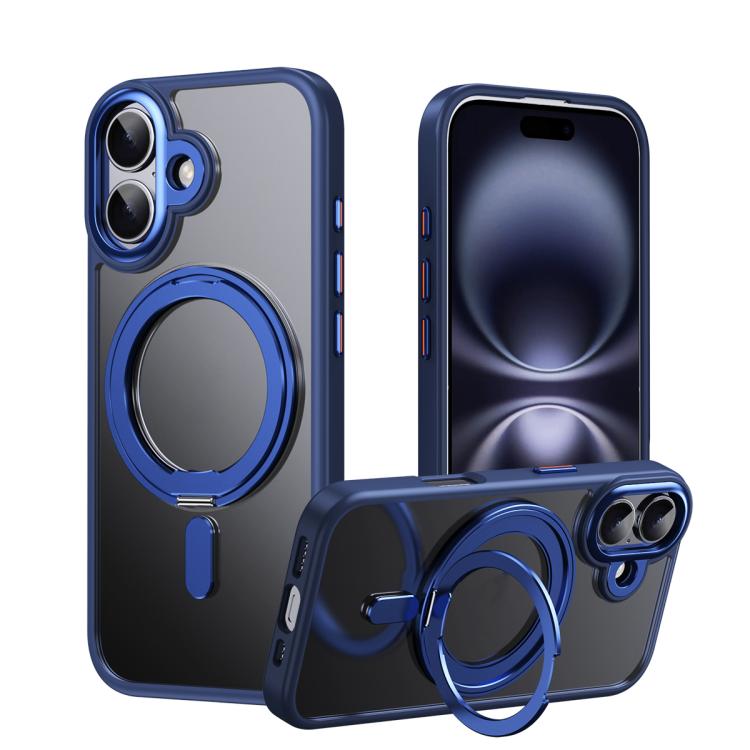 Frosted 360 Degree MagSafe Magnetic Holder Phone Case, For iPhone 17 Pro Max, For iPhone 17 Pro, For iPhone 17, For iPhone 17 Air, For iPhone 16e