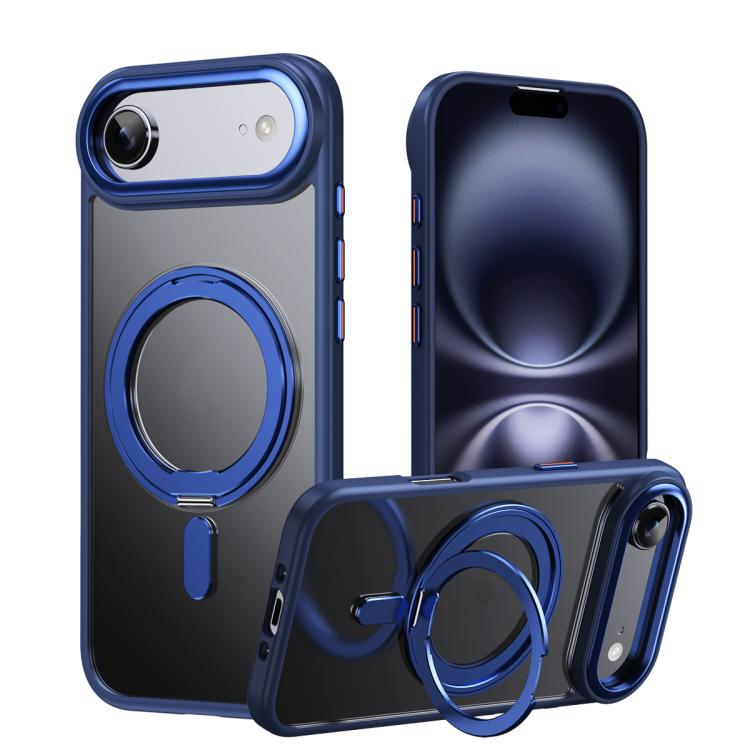 Frosted 360 Degree MagSafe Magnetic Holder Phone Case, For iPhone 17 Pro Max, For iPhone 17 Pro, For iPhone 17, For iPhone 17 Air, For iPhone 16e