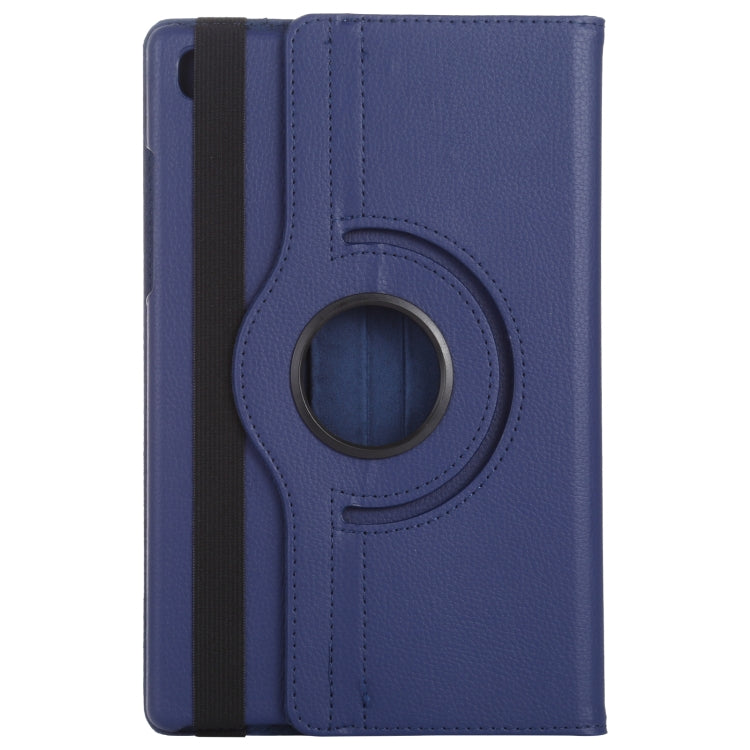Litchi Texture Horizontal Flip 360 Degrees Rotation Leather Case with Holder, For Samsung Galaxy Tab A7 T500