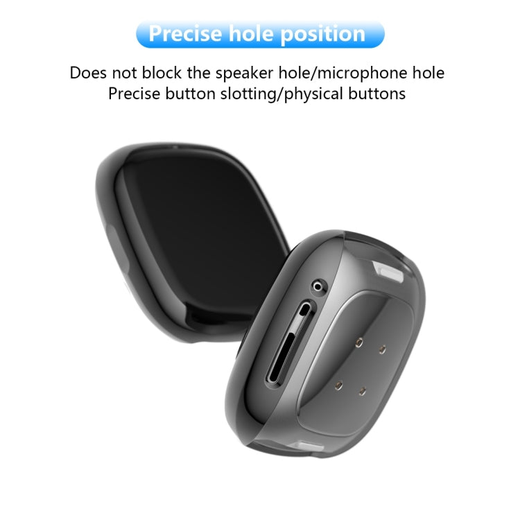 Plating Full Package TPU Protective Case, For Fitbit Versa 3 / Versa Sense