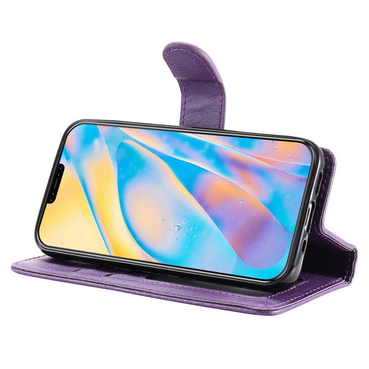 2 in 1 Solid Color Detachable PU Leather Case with Card Slots & Magnetic Holder & Photo Frame & Wallet & Strap