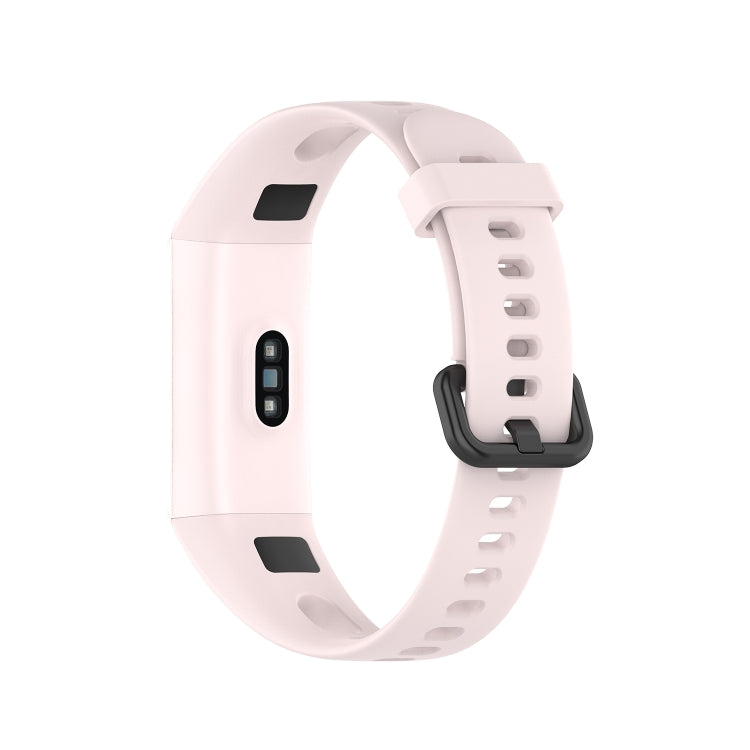 Metal Buckle Silicone Strap, Size: Free Size, For Huawei Honor Band 5i / Band 4